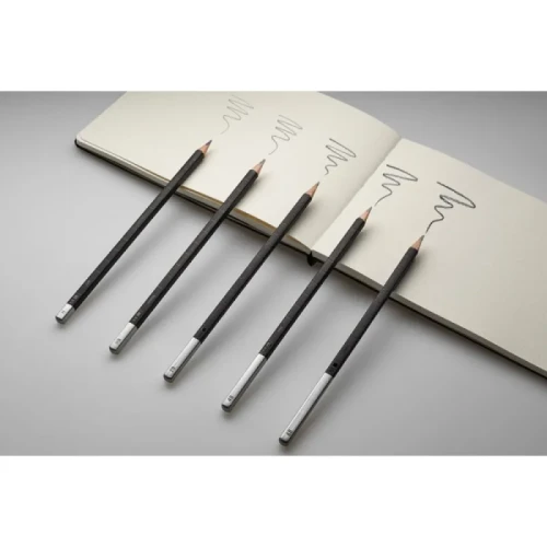 Zestaw ołówków MOLESKINE 5 szt. Różnej twardości w metalowym pudełku