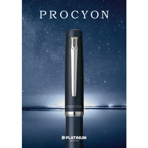 Pióro wieczne PLATINUM Procyon Deep Sea, F, niebieskie