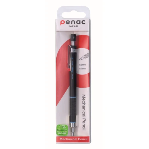 Ołówek automatyczny PENAC PROTTI PRC 107, sky blue, 0,7mm, czarny/niebieski