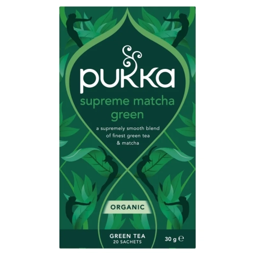 Herbata PUKKA Supreme Matcha Green, 20 kopert