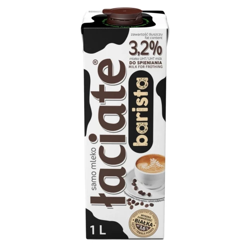 Mleko UHT ŁACIATE Barista, 3,2%, 1l