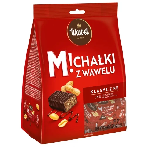 Cukierki czekoladowe WAWEL Michałki, klasyczne, 245g