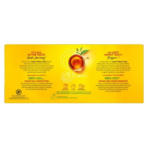Herbata LIPTON czarna, Yellow Label, 400 torebek