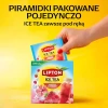 Herbata LIPTON, do parzenia na zimno, malina i hibiskus, 10 torebek