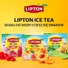 Herbata LIPTON, do parzenia na zimno, malina i hibiskus, 10 torebek
