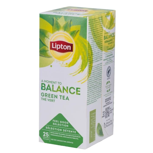 Herbata LIPTON Feel Good Selection, Balance, zielona, 25 kopert