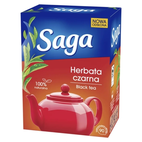 Herbata SAGA, ekspresowa, 90 torebek
