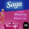 Herbata SAGA, malinowa, 20 torebek
