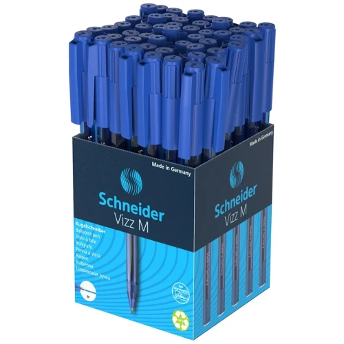 Długopis SCHNEIDER VIZZ, M, 1szt., niebieski