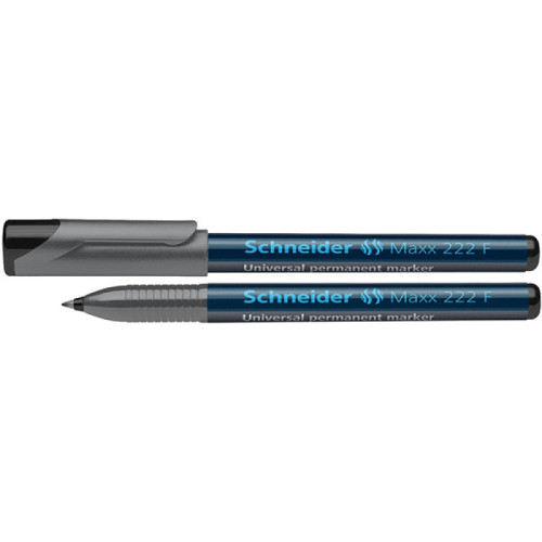 Foliopis permanentny SCHNEIDER Maxx 222, F, 0,7mm, czarny
