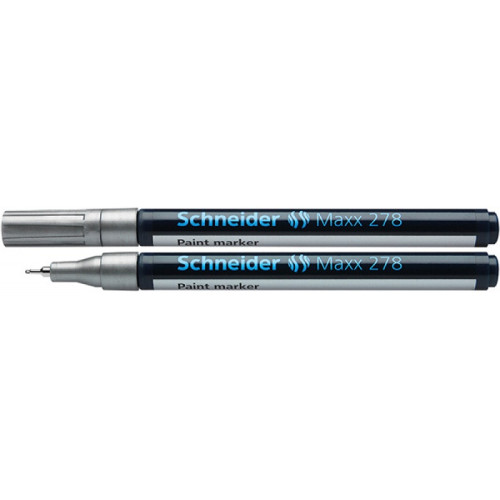 Marker olejowy SCHNEIDER Maxx 278, 0,8mm, srebrny