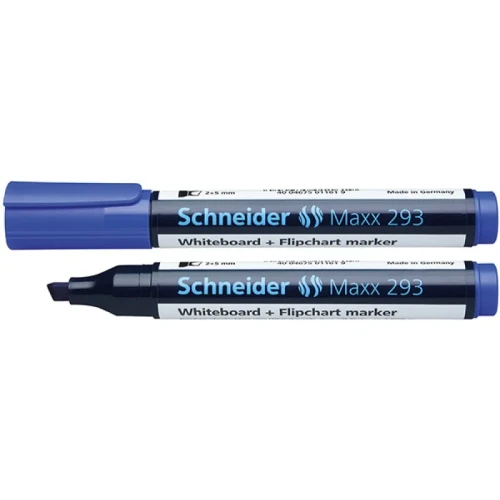 Marker do tablic SCHNEIDER Maxx 293, ścięty, 2-5mm, niebieski