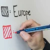 Zestaw markerów do tablic SCHNEIDER Maxx 293, 2-5 mm, 4 szt., pudełko z zawieszką, mix kolorów