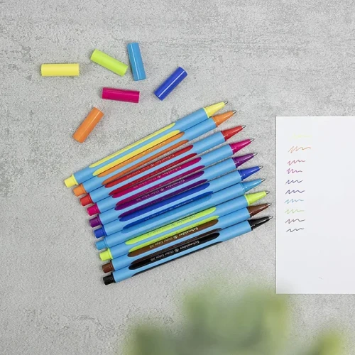 Zestaw długopisów w etui SCHNEIDER Slider Edge, XB, 10 szt., miks kolorów