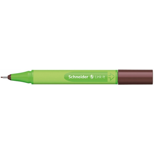 Cienkopis SCHNEIDER Link-It, 0,4mm, ciemnobrązowy