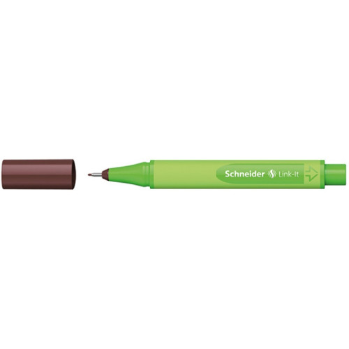 Cienkopis SCHNEIDER Link-It, 0,4mm, ciemnobrązowy