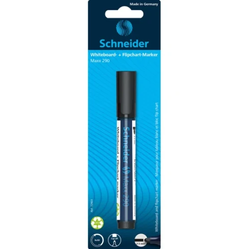 Marker do tablic SCHNEIDER Maxx 290, okrągły, 2-3mm, blister, czarny