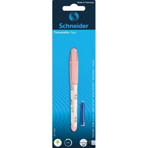 Pióro kulkowe SCHNEIDER Zippi + 1 nabój, blister, mix kolorów