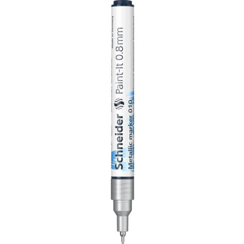 Marker metaliczny SCHNEIDER Paint-It 010, 0,8 mm, srebrny metalik