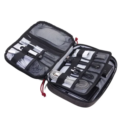 Organizer TROIKA Business Tech Pouch, na akcesoria, szary