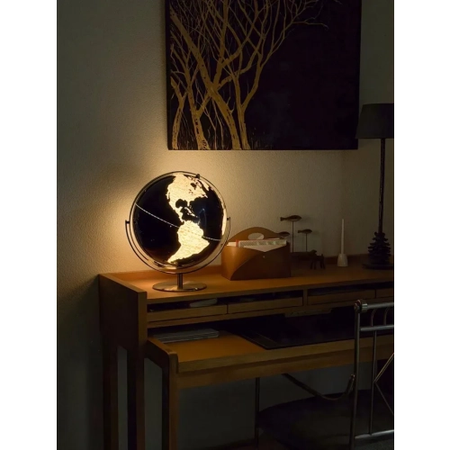 Globus TROIKA Juri Light Flex, śr. 30 cm, dotykowy, brązowo-niebieski