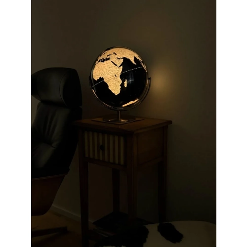 Globus TROIKA Juri Light Flex, śr. 30 cm, dotykowy, brązowo-niebieski