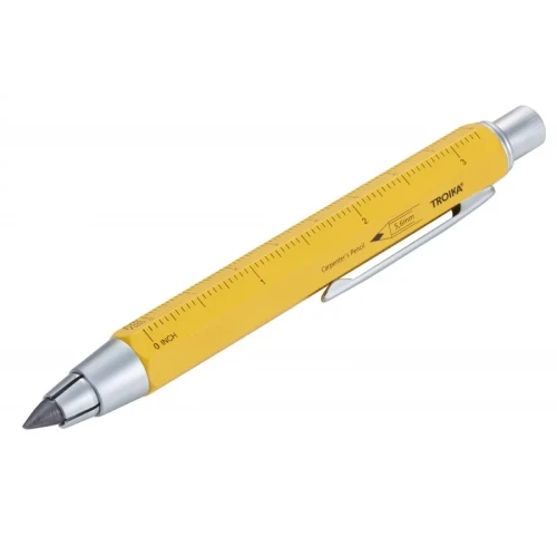 Ołówek stolarski TROIKA Zimmermann, 5,6mm, żółty