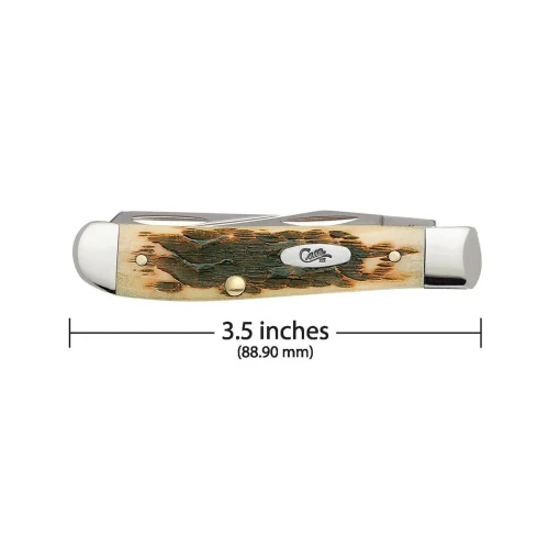 Scyzoryk Case Mini Trapper SS Amber Bone
