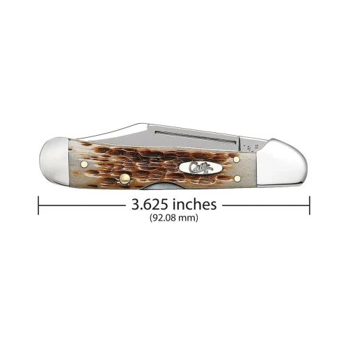 Nóż Case Mini Copperlock SS Amber Bone