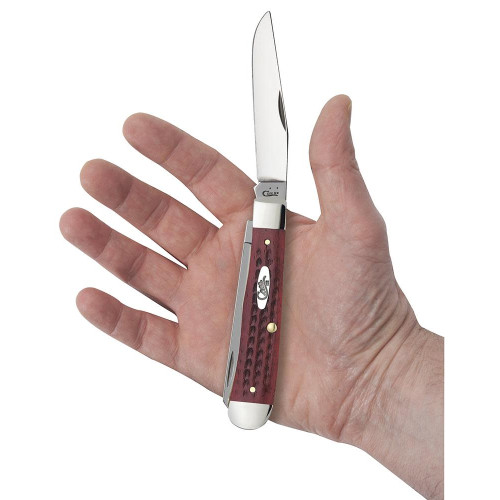 Scyzoryk Case Pocket Worn Trapper SS Old Red