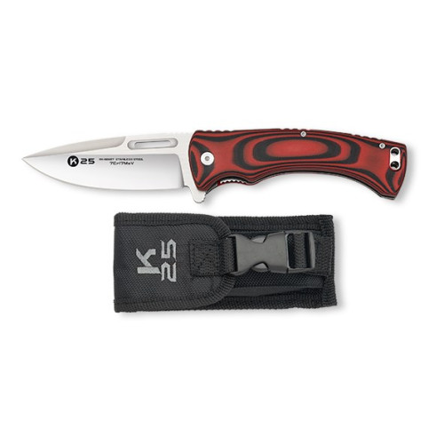 Nóż Taktyczny K25 18867 G10 Red Wengue