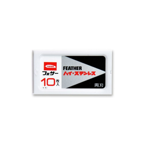 10 żyletek Feather FH-10 z podwójną krawędzią