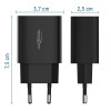 Ładowarka Ansmann HC212 czarna 2x USB 12W, 2.4A