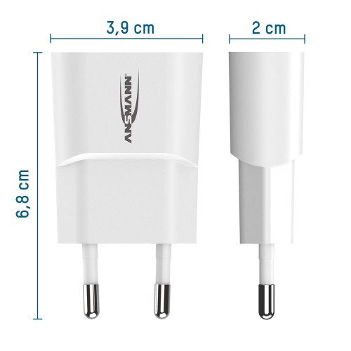 Ładowarka Ansmann HC105 biała USB 5W, 1A