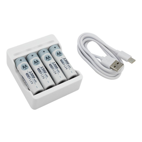Ładowarka Ansmann USB Basic IV + 4x AA 1300mAh
