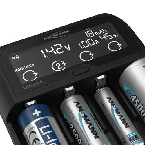 Ładowarka Ansmann Lithium 4 do Li-lon AAA/AA