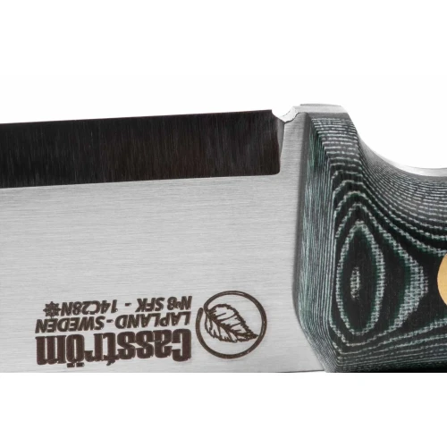 Nóż Casström No.8 SFK, Green Micarta 14C28N