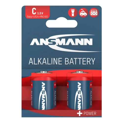 Baterie alkaliczne Ansmann C / LR14, 2 szt.
