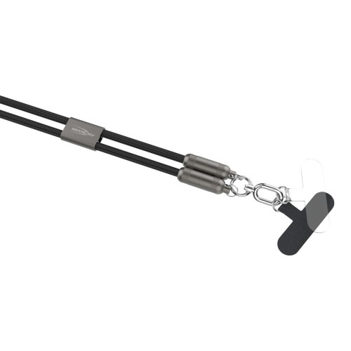 Kabel smyczkowy Ansmann USB-C/C,60W,120 cm,czarny