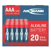 Baterie alkaliczne Ansmann AAA / LR03, 20 szt.