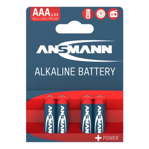 Baterie alkaliczne Ansmann AAA / LR03, 4 szt.