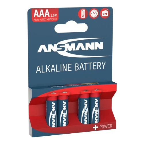 Baterie alkaliczne Ansmann AAA / LR03, 4 szt.