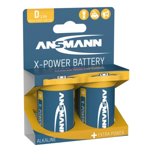 Baterie alkaliczne Ansmann X-Power D / LR20 2 szt
