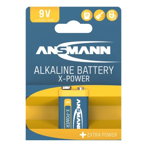 Bateria alkaliczna Ansmann X-Power E / 6LR61 9V