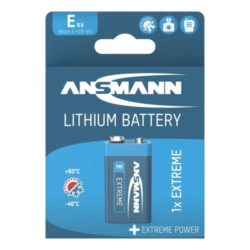 Bateria litowa Ansmann E / 1604LC / PP3 9V