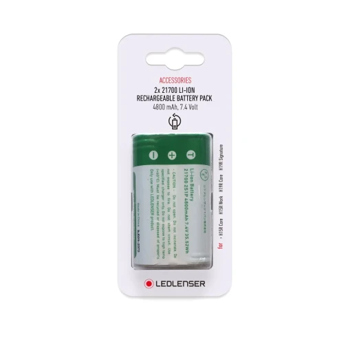 Pakiet Ledlenser 2x 21700 Li-ion 4800mAh 7.4V