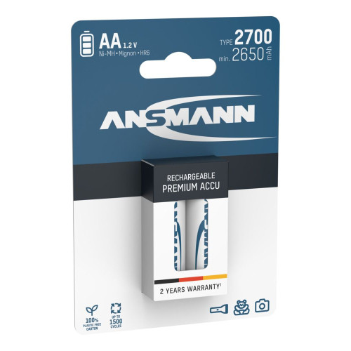 Akumulator Ansmann NiMH AA/HR6 typ 2700, 2 szt