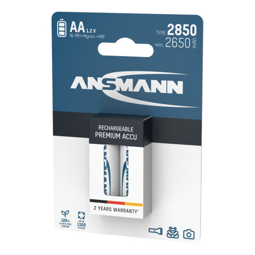Akumulator Ansmann NiMH AA/HR6 typ 2850, 2 szt