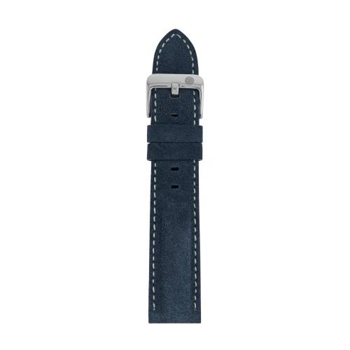 Pasek skórzany Zeppelin granatowy, 22 mm