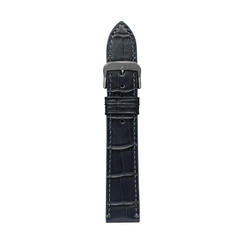 Pasek skórzany Zeppelin granatowy, 20 mm